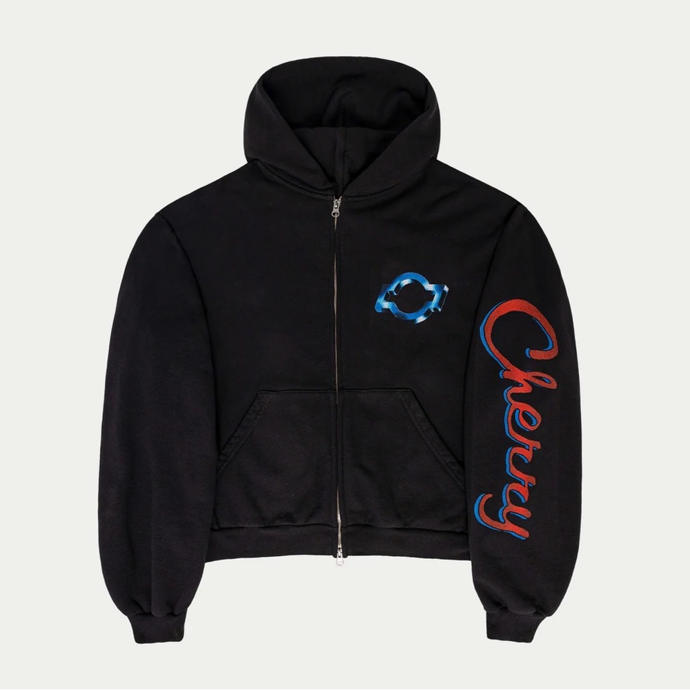 NWOT Cherry Zip Up